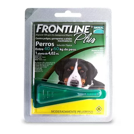 FRONTLINE PLUS 4.02 CC Antipulgas para Perro Pipeta Productos veterinarios Antipulgas | Envios a toda Guatemala