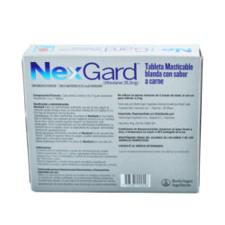 NEXGARD M  Contra pulgas y garrapatas Tableta Masticable Afoxolaner Productos veterinarios Desparasitantes | Envios a toda Guatemala