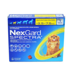 NEXGARD SPECTRA S  Contra pulgas y garrapatas Tableta Masticable Afoxolaner Productos veterinarios Desparasitantes | Envios a toda Guatemala