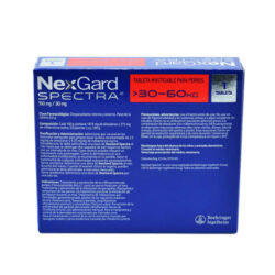NEXGARD SPECTRA XL   Contra pulgas y garrapatas Tableta Masticable Afoxolaner Productos veterinarios Desparasitantes | Envios a toda Guatemala