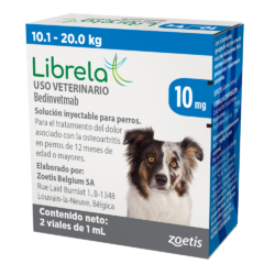Librela 10 mg – Bedinvetmab – Inyección para el dolor articular en perros – Zoetis – Caja con 2 viales Productos veterinarios Librela | Envios a toda Guatemala