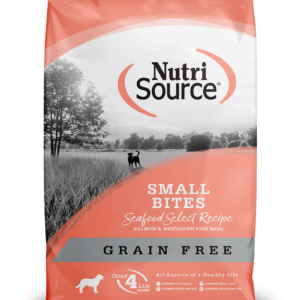 Nutrisource Small Bites Seafood Selects Grain Free 4lb | Concentrado Sin Granos con Mariscos para Perros AdultosAlimentos para perroFarmacia.PET