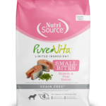 Nutrisource Pure Vita Small Bites Salmon y Guisantes 12lb | Alimento Sin Granos para Perros Adultos de Razas PequeñasAlimentos para perroFarmacia.PET