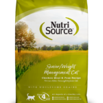 Nutrisource Manejo de Peso para Gatos Mayores 4 Lbs.Alimentos para gatosFarmacia.PET