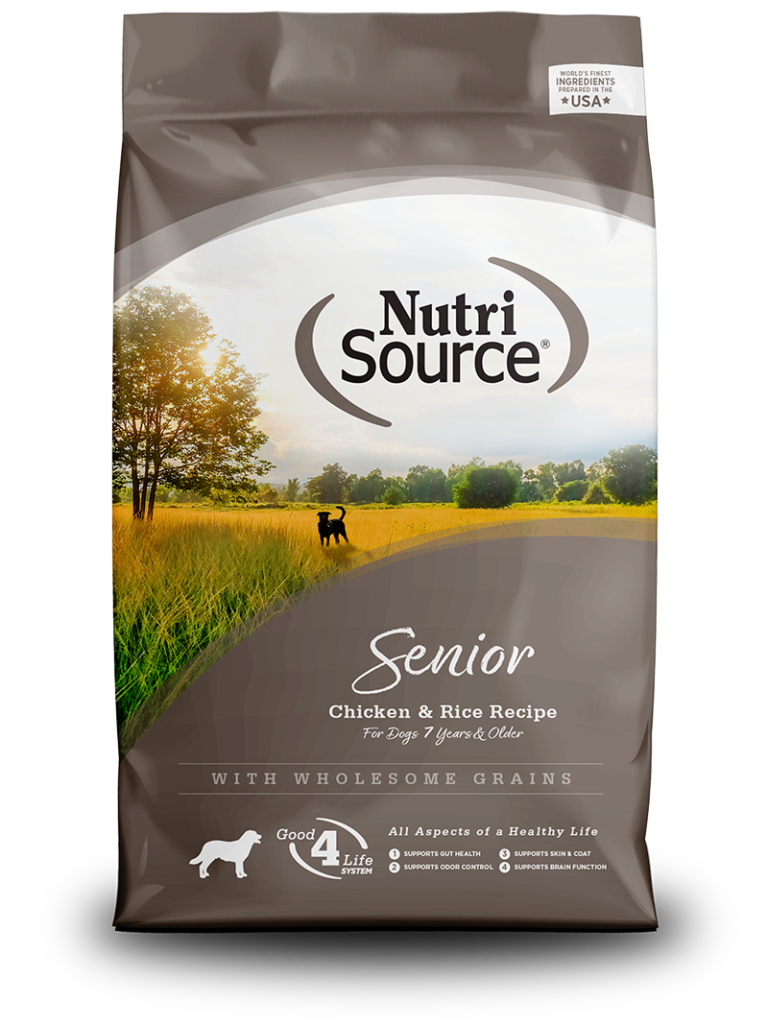 Nutrisource Senior Pollo y Arroz 12lb | Alimento Premium para Perros Adultos Mayores | Digestión SaludableAlimentosFarmacia.PET