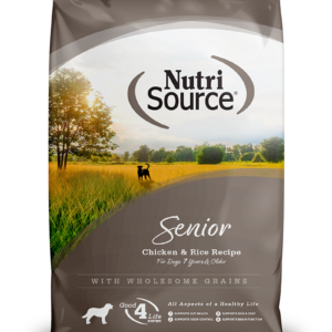 Nutrisource Senior Pollo y Arroz 4lb | Alimento Concentrado Súper Premium para Perros Adultos Mayores con Óptima DigestiónAlimentosFarmacia.PET