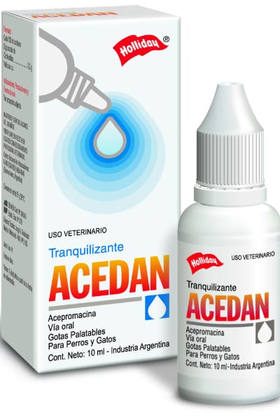 Acedan 10 ml – Acepromazina – Gotas para control del dolor y relajante en perros y gatos – Holliday – Frasco de 10 ml Productos veterinarios Holliday | Envios a toda Guatemala
