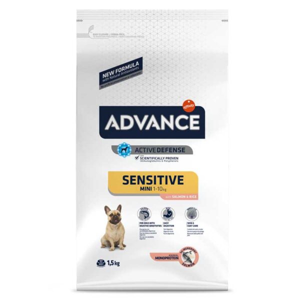ADVANCE DOG MINI ADULT 1.5 KG: Pienso para Perros Adultos de Razas Pequeñas OnlineFarmacia.PET