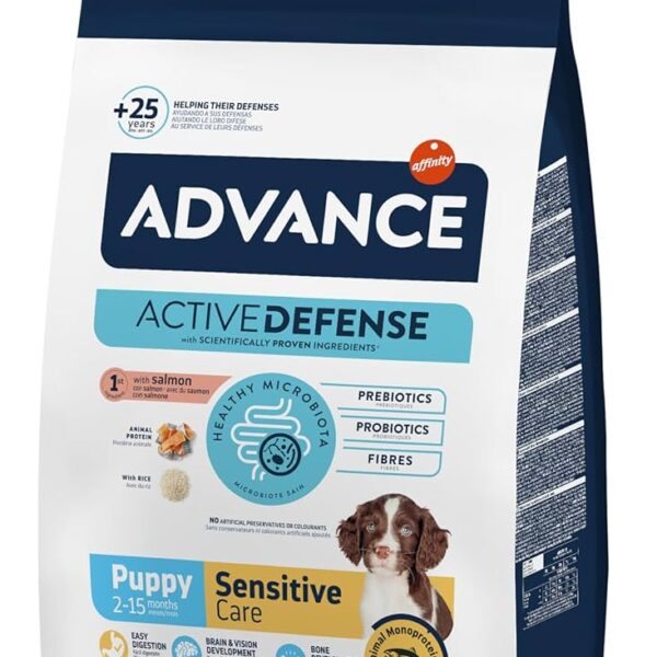ADVANCE DOG PUPPY SENSITIVE SALMON 3 KG: Alimento Premium para Cachorros SensiblesFarmacia.PET