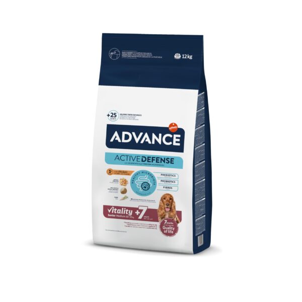 ADVANCE Alimento Seco para Perros Senior de Razas Medianas 12 KGFarmacia.PET
