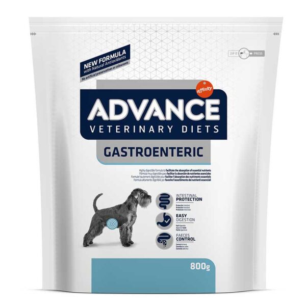 ADVANCE VETERINARY DIETS Pienso GASTROENTERIC para Perros 0.8 KGFarmacia.PET