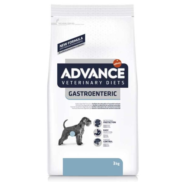 ADVANCE VETERINARY DIETS DOG GASTROENTERIC 3 KG: Dieta Gastroentérica para Perros con Problemas DigestivosFarmacia.PET