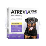 ATREVIA ONE LARGE - CAJA 4 TABLETA / 20 a 40 kg Fluralaner Tableta desparasitante Productos veterinarios Antipulgas | Envios a toda Guatemala