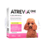 ATREVIA ONE MEDIUM - CAJA 4 TABLETA / 10 a 20 kg Fluralaner Tableta desparasitante Productos veterinarios Antipulgas | Envios a toda Guatemala
