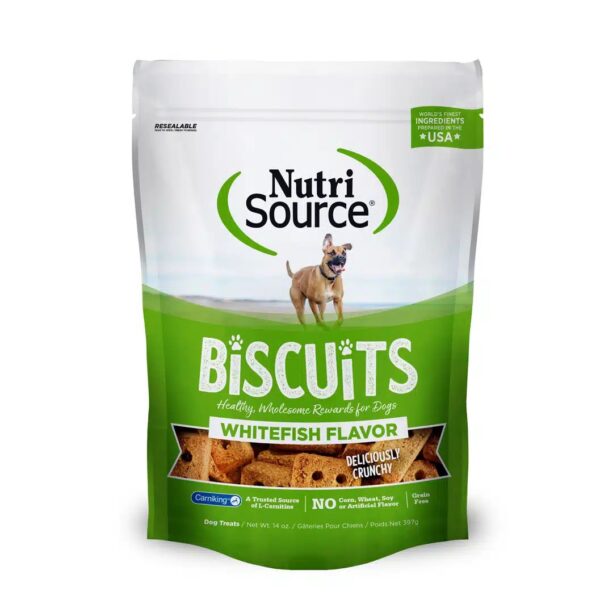 Nutrisource Galletas Saludables con Pescado para PerrosAlimentosFarmacia.PET