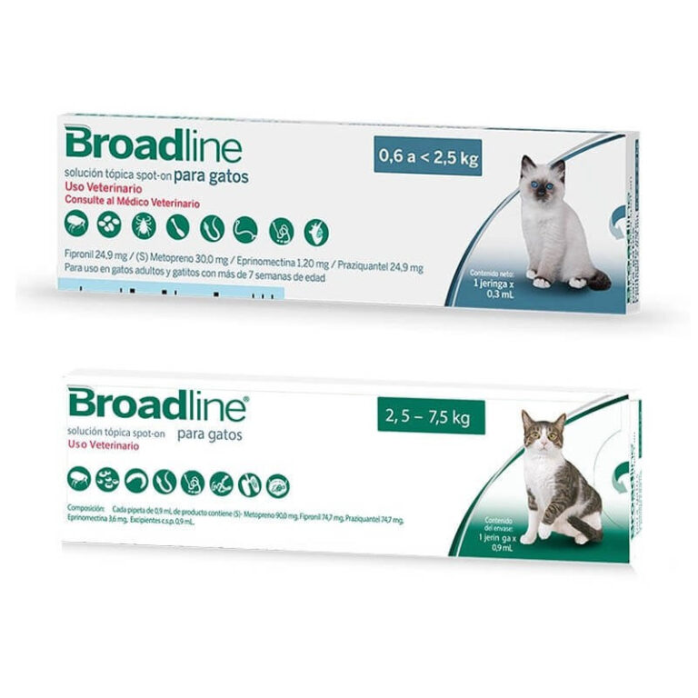 BROADLINE GATO L Antiparasitario para gato Productos veterinarios Broadline | Envios a toda Guatemala