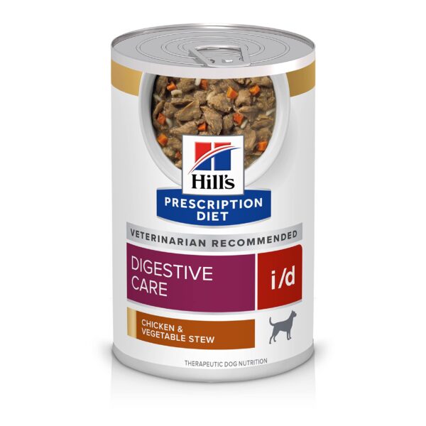 Hill's Prescription Diet I/D Perros Pollo y Vegetales 12.5 oz - Dieta Veterinaria para Digestión SensibleAlimentos para perroFarmacia.PET