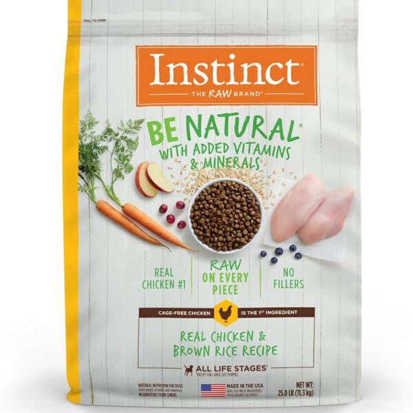 Alimento para Perro INSTINCT BE NATURAL CHICKEN y BROWN RICE DOG 25LBFarmacia.PET