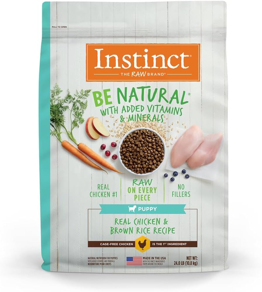 Alimento para Perro INSTINCT BE NATURAL CHICKEN y BROWN RICE - PUPPY 24 LBFarmacia.PET