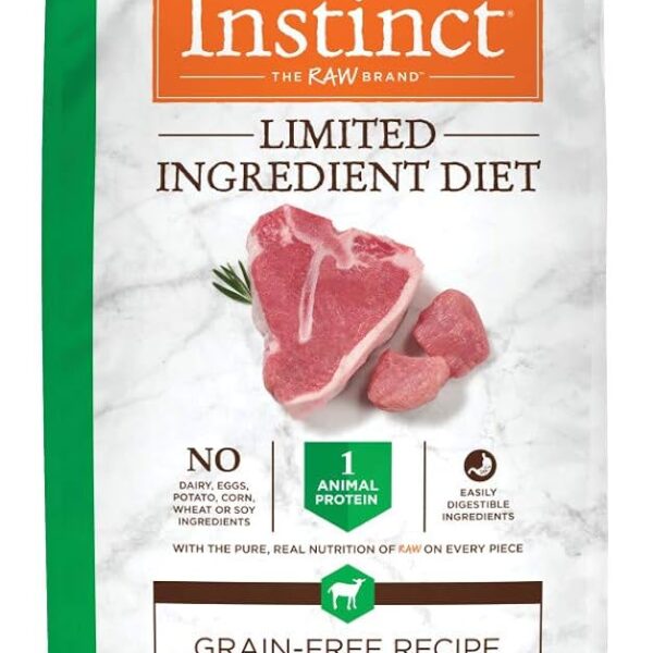 Alimento para Perro INSTINCT Receta Cordero Sin Granos Ingredientes Limitados 4LBFarmacia.PET