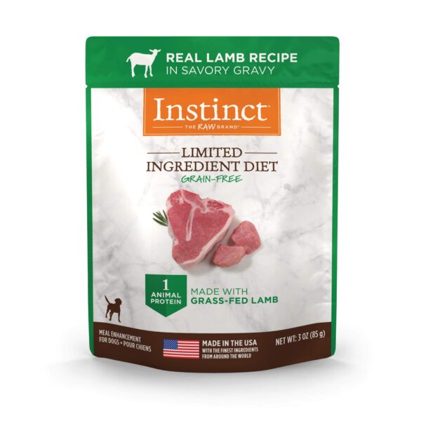INSTINCT LIMITED INGREDIENT LAMB POUCHES DOG 3OZ Alimento para Perro Productos veterinarios Alimentos | Envios a toda Guatemala