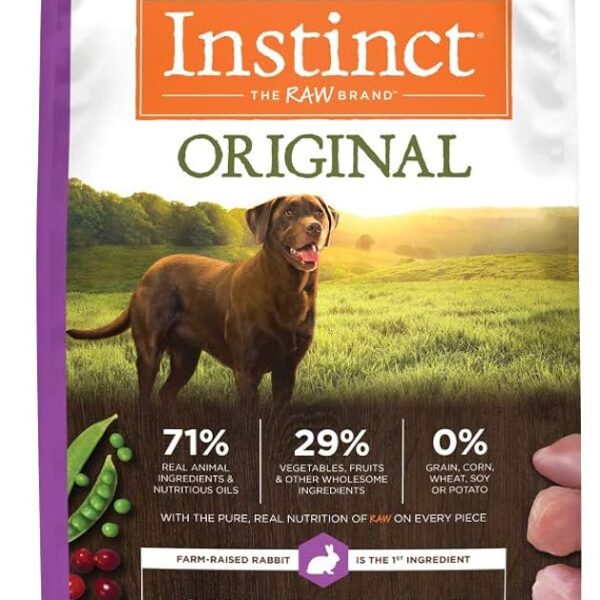 Alimento Premium para Perros Instinct Original Sin Granos - Receta Conejo - Paquete 4 LbsFarmacia.PET