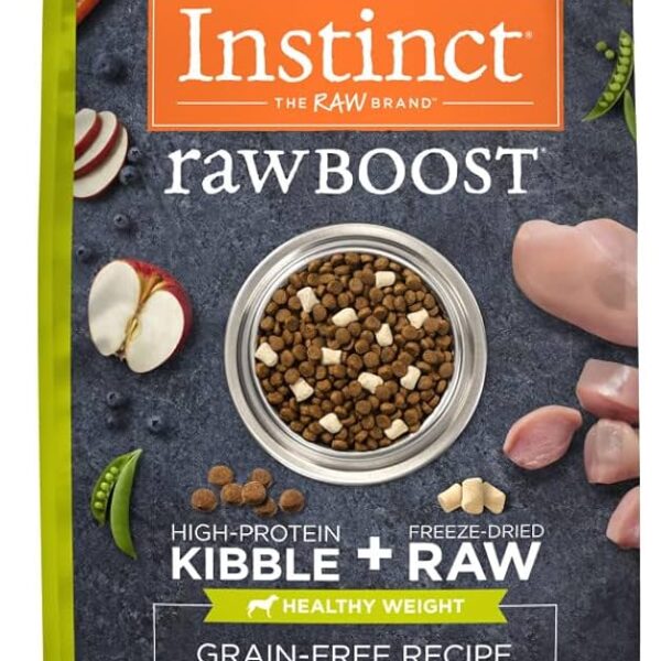 INSTINCT RAW BOOST GRAIN FREE Pollo Peso Saludable 4 LB Alimento Premium para PerrosFarmacia.PET