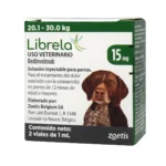Librela 15 mg – Bedinvetmab – Inyección para el dolor articular en perros – Zoetis – Caja con 2 vialesLibrelaFarmacia.PET