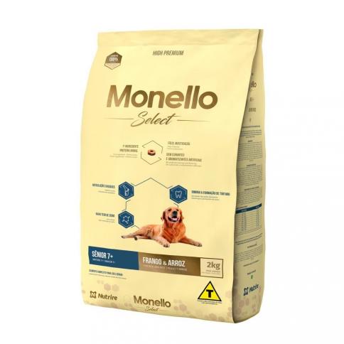 MONELLO SELECT PERRO MAYOR 7+ 2KG Productos veterinarios Alimentos para perro | Envios a toda Guatemala