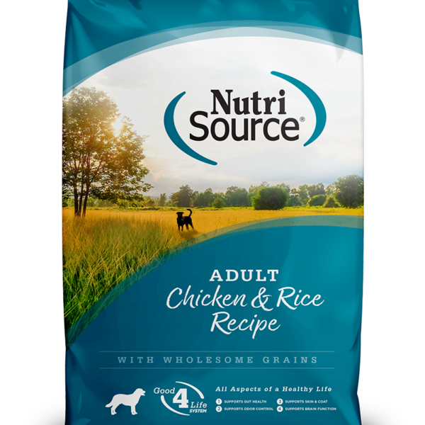 Nutrisource Adulto Pollo y Arroz 26lb | Alimento Completo Premium para Perros Adultos | Tienda OnlineAlimentosFarmacia.PET