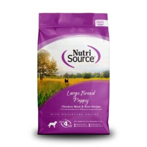 Nutrisource Puppy Razas Grandes Pollo y Arroz 26lb | Alimento Premium para Cachorros Grandes en GuatemalaAlimentosFarmacia.PET