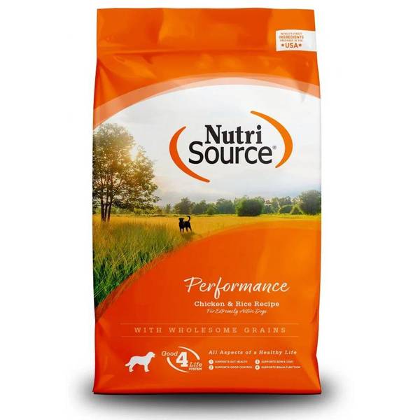 Nutrisource Performance Pollo y Arroz 40lb | Alimento de Alta Energía para Perros Activos y DeportistasAlimentosFarmacia.PET