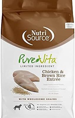Nutrisource Pure Vita: Alimento Premium para Perros con Pollo y Arroz Integral 5 LbAlimentosFarmacia.PET