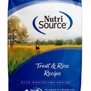 Nutrisource Trucha y Arroz 26lb | Alimento Premium para Perros Adultos con Proteína de Pescado | Tienda OnlineAlimentosFarmacia.PET