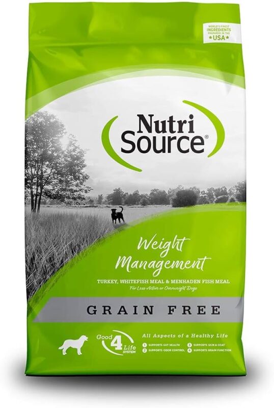 Nutrisource Weight Management Grain Free 12lb | Concentrado Sin Granos para Control de Peso en Perros AdultosAlimentosFarmacia.PET