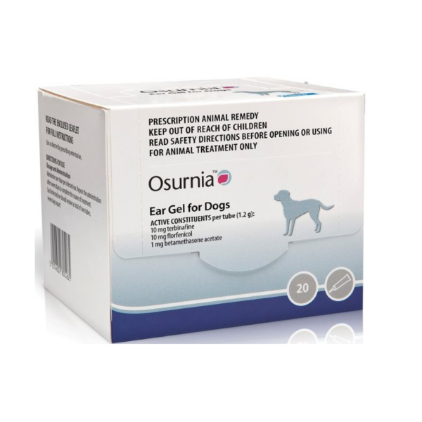Osurnia Gel Ótico de Larga Duración (20 Tubos x 1.2g)  Otitis Externa – Dechra Productos veterinarios Dechra | Envios a toda Guatemala