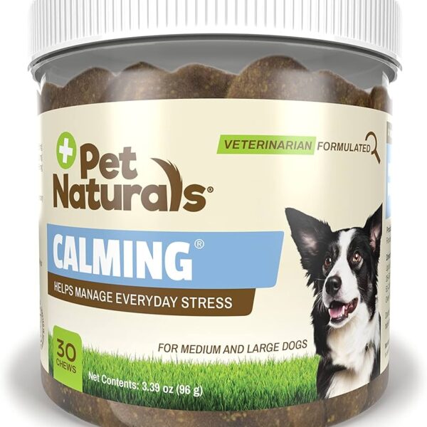 Calmante Pet Naturals para Perros Medianos y Grandes: Alivio Efectivo de Estrés y Ansiedad Productos veterinarios Alimentos para perro | Envios a toda Guatemala