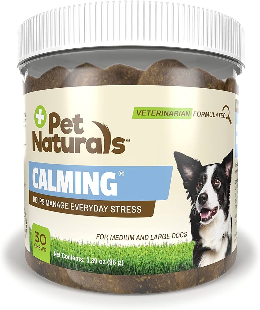 Calmante Pet Naturals para Perros Medianos y Grandes: Alivio Efectivo de Estrés y Ansiedad Productos veterinarios Alimentos para perro | Envios a toda Guatemala