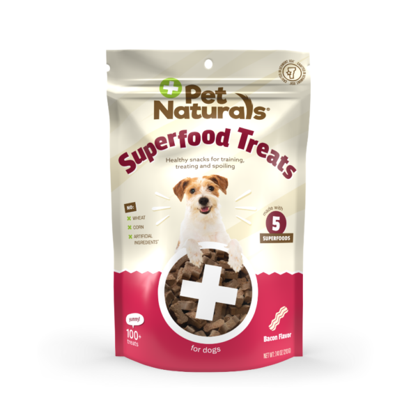 Pet Naturals: Premios Superfood de Tocino Nutritivos para Perros Productos veterinarios Alimentos para perro | Envios a toda Guatemala