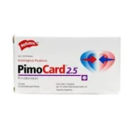 Pimocard 2.5 mg – Pimobendan – Inotrópico positivo y vasodilatador periférico en perros – Holliday – Caja con 20 comprimidos Productos veterinarios Holliday | Envios a toda Guatemala