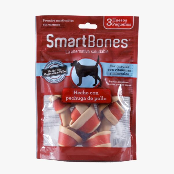 SMARTBONES Hueso Vegetal Dental SMALL Pollo - Sin Rawhide (3 Unidades) Productos veterinarios Alimentos para perro | Envios a toda Guatemala