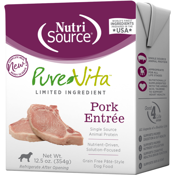 Nutrisource T-PAK Pure Vita Receta de Res para PerrosAlimentosFarmacia.PET