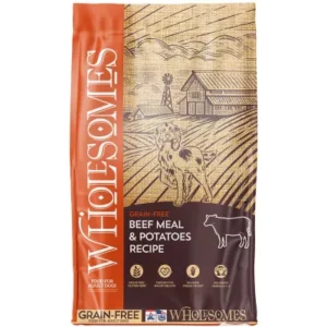 Wholesomes Beef y Potatoes Carne 35 lbs | Concentrado Premium para Perros en Guatemala Productos veterinarios Wholesomes | Envios a toda Guatemala