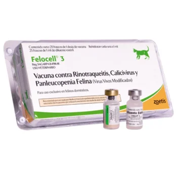 Felocell CVR Vacuna para Gatos | Protección contra Panleucopenia, Rinotraqueitis Herpética y Calicivirus Felino | Zoetis Productos veterinarios Zoetis Veterinaria | Envios a toda Guatemala