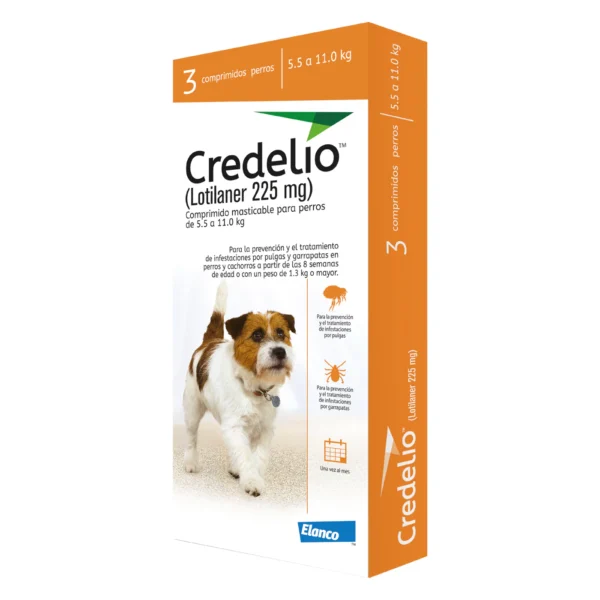 Credelio 225 mg Lotilaner para Perros Medianos (5.5 a 11 kg) | Antiparasitario Oral Productos veterinarios Bayer | Envios a toda Guatemala