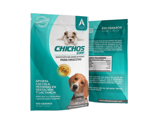 Chichos Corp Sustituto de leche en polvo para mascotas 1 libra Productos veterinarios Animal Corp Premium | Envios a toda Guatemala