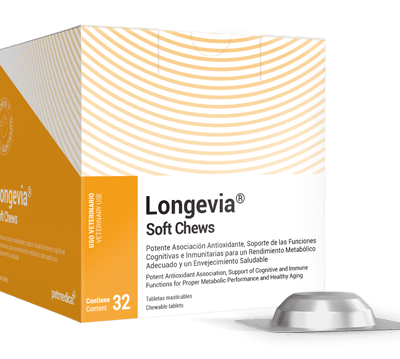 Longevia Soft Chew | Caja con 32 Tabletas Masticables | Suplemento para Salud Articular en Mascotas Productos veterinarios Petmedica | Envios a toda Guatemala