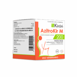 AzitroKir M 200 6 tabletas   Antibi?tico de amplio espectro 200 mg Productos veterinarios Kiron | Envios a toda Guatemala