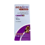 Bravecto 1M Triple 25 mg 1.27 a 2.5 Kg | Antipulgas y Garrapaticida para Perros Pequeños en Guatemala Productos veterinarios Bravecto | Envios a toda Guatemala