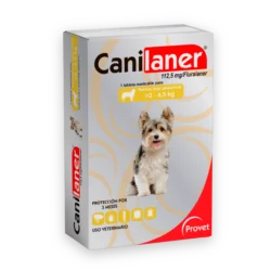 Canilaner 112.5mg Fluralaner Micronizado Tableta Masticable Perros de 2 a 4.5 kg Productos veterinarios Provet | Envios a toda Guatemala